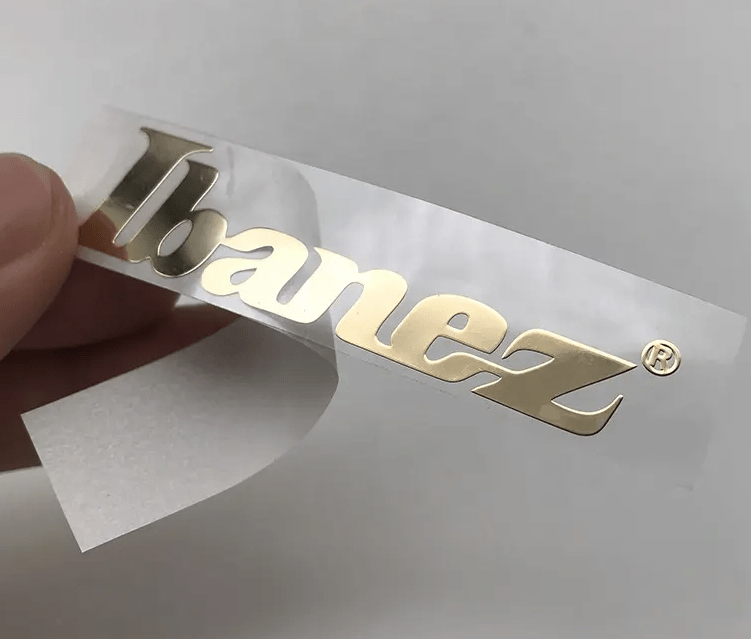 Scritta adesiva personalizzata prespaziata senza fondo in vinile colorato